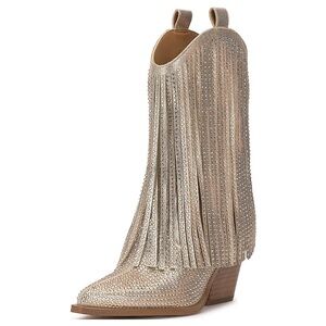 Women's Fringe Embellished Boots